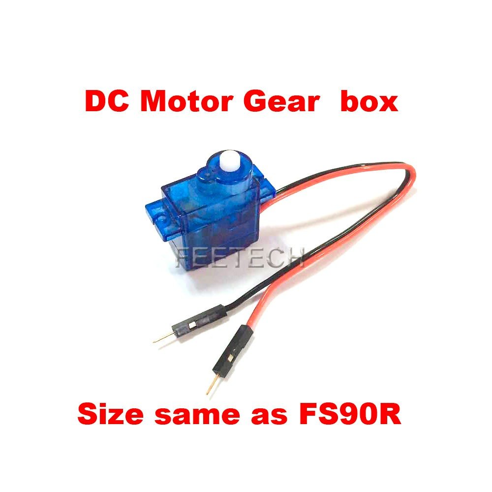 Mini 4-Legged Robot Design FM90 DC MOTOR Gear Box with Remote Controller Plastic Mini Airplane Type Radio Control Servo